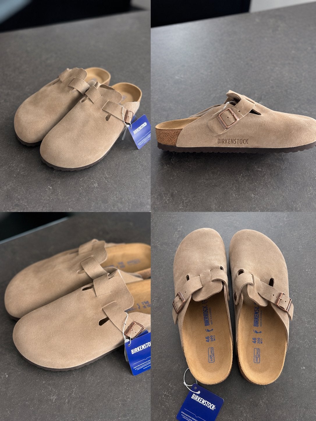 Birkenstock Boston | 46, Verzenden, Zo goed als nieuw, Overige kleuren