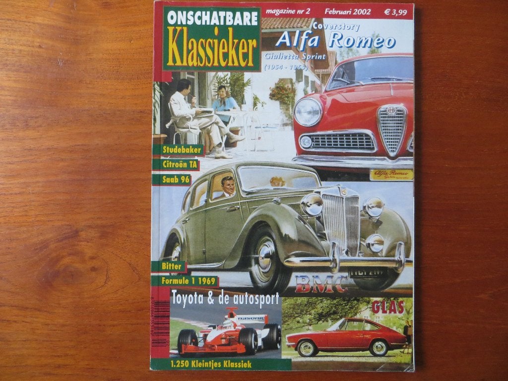 Onschatbare Klassieker 2 2002 Alfa Romeo Giulietta Sprint, Ophalen of Verzenden, Nieuw, Alfa Romeo