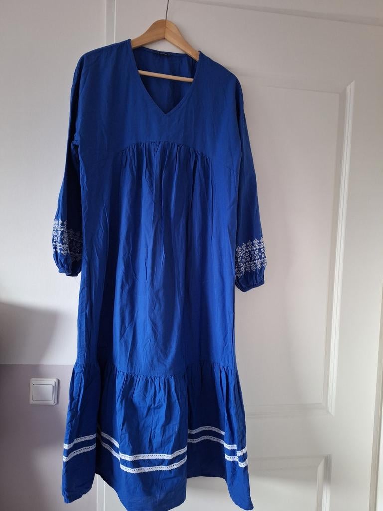 Prachtige blauwe jurk van LCW Modest maat 38!, Maat 38/40 (M), Blauw, Ophalen of Verzenden, LCW