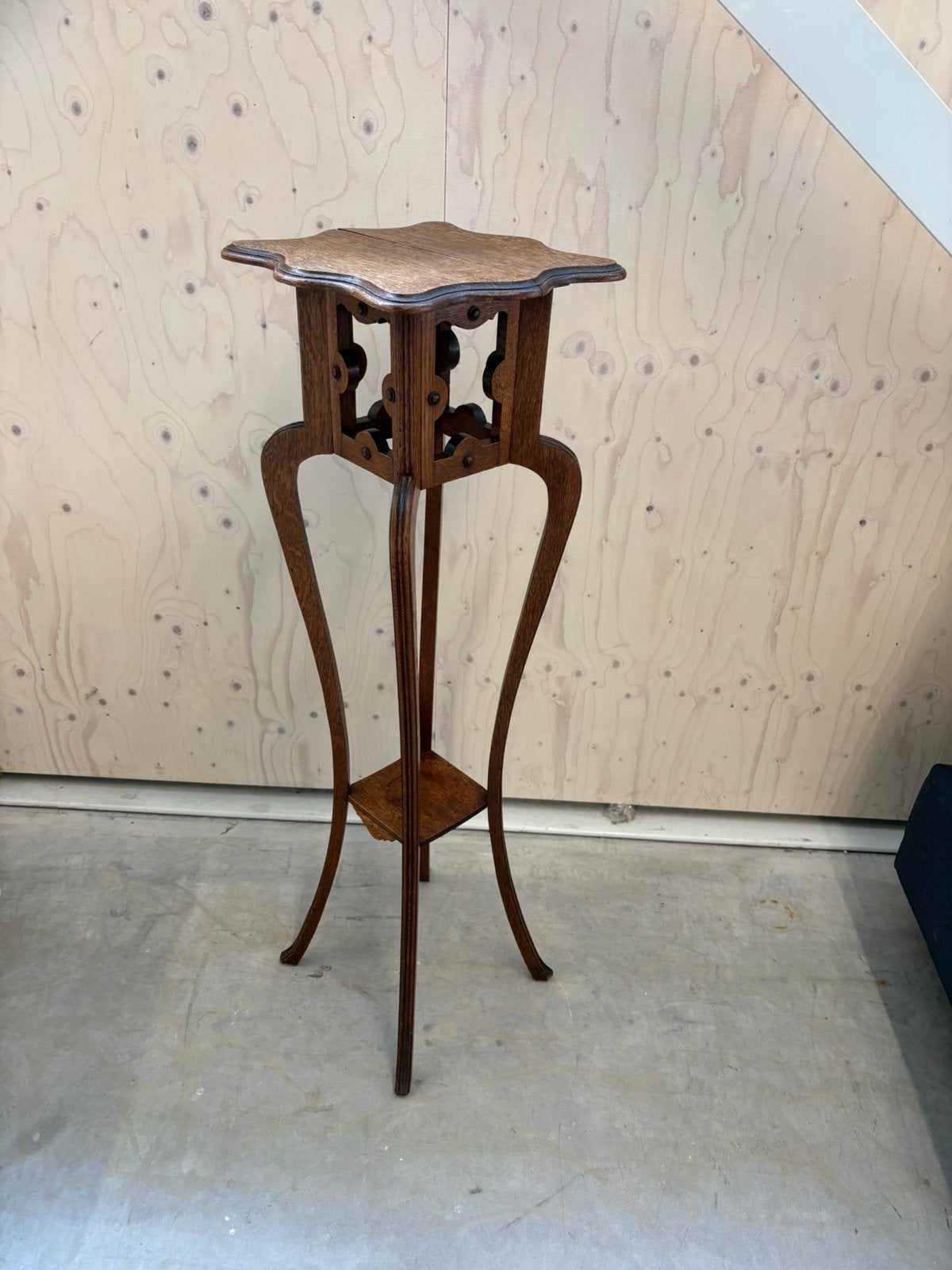 Antieke Art Nouveau plantentafel, 116cm hoog, Huis en Inrichting, Woonaccessoires | Zuilen en Pilaren, Zo goed als nieuw, Ophalen
