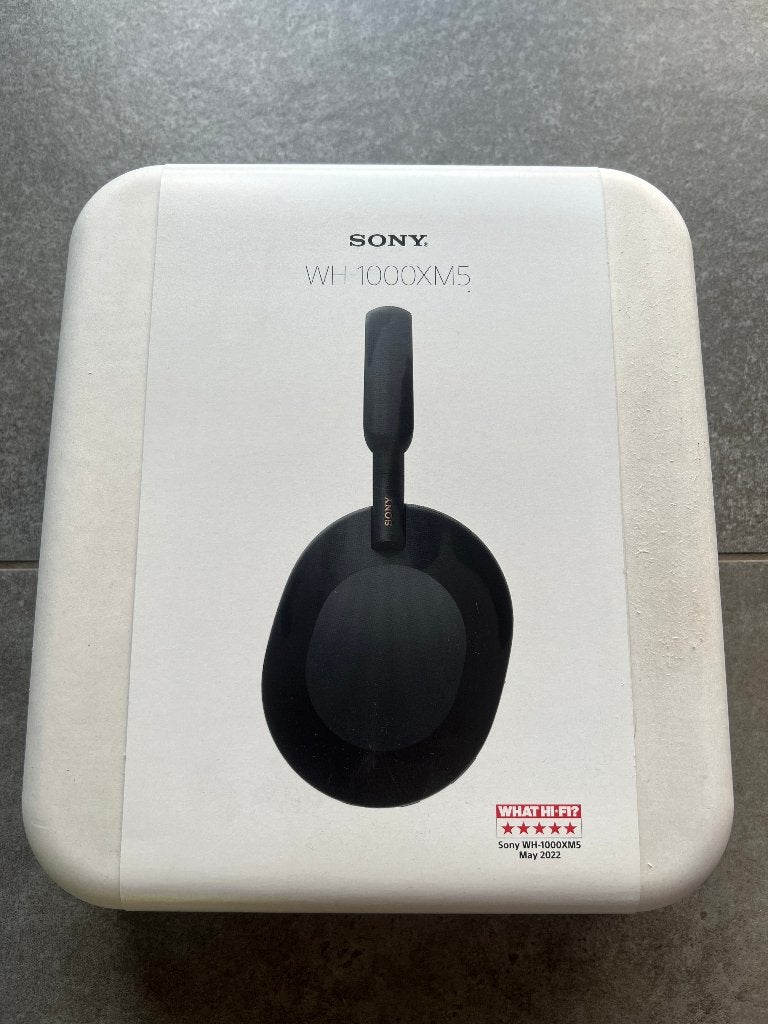 Sony WH-1000XM5 [Nieuw in doos], Nieuw, Ophalen of Verzenden, Draadloos, Zwart