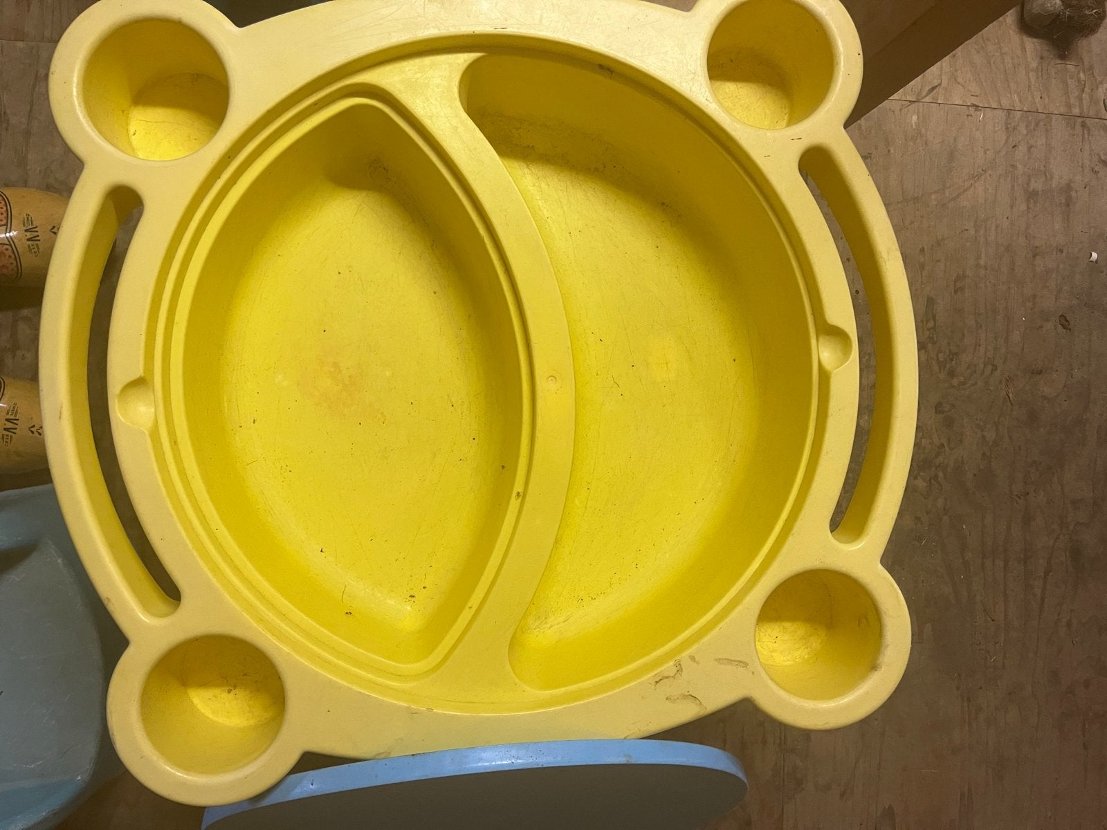 Gele zand- en watertafel voor kinderen, Ophalen of Verzenden, Gebruikt, Overige typen