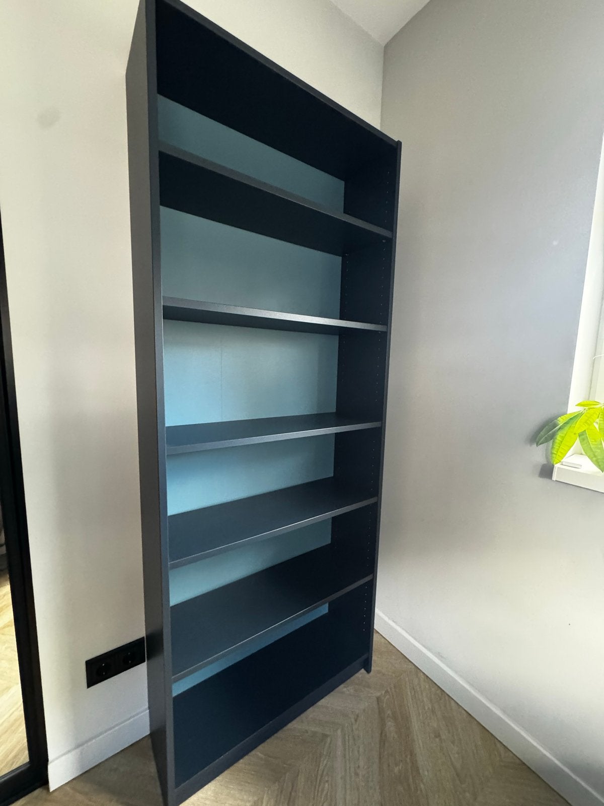IKEA Billy Boekenkast - Donkerblauw met planken, Ophalen, Gebruikt, 200 cm of meer, 50 tot 100 cm