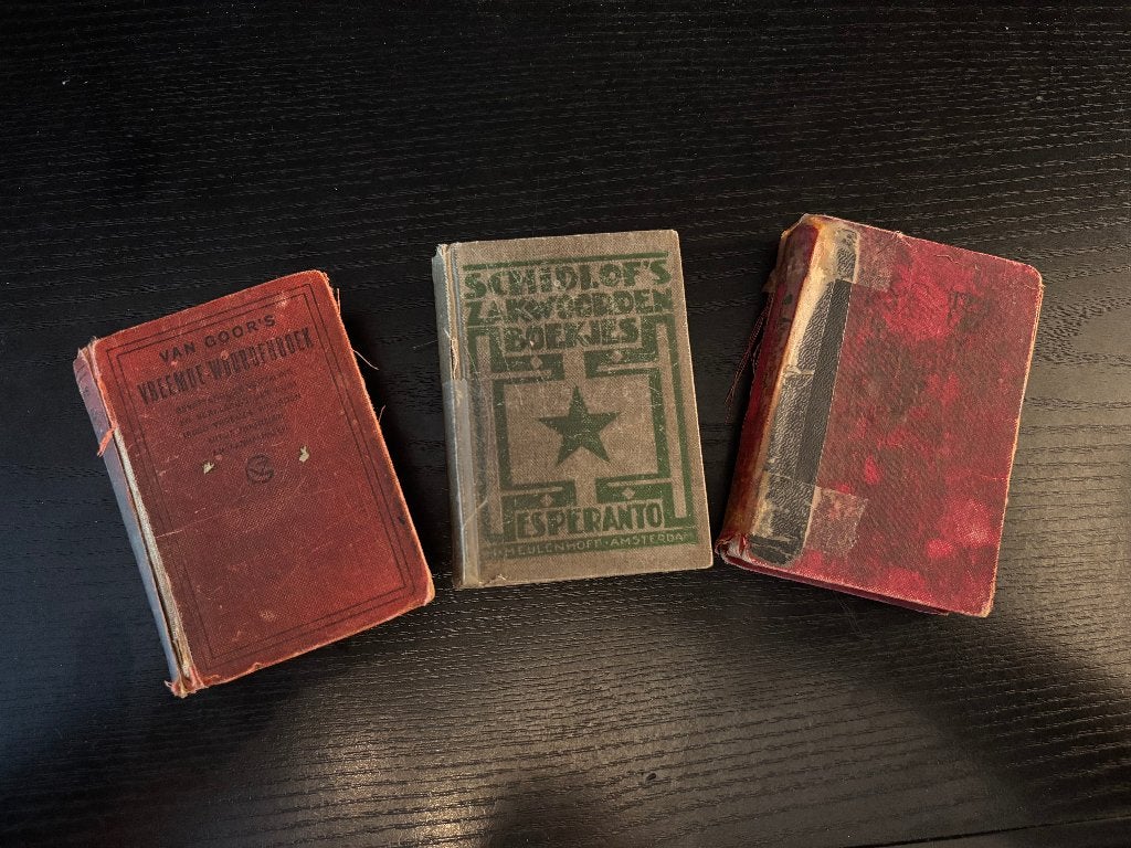 100 JAAR OUDE MINI WOORDENBOEKEN TE KOOP!, Ophalen of Verzenden
