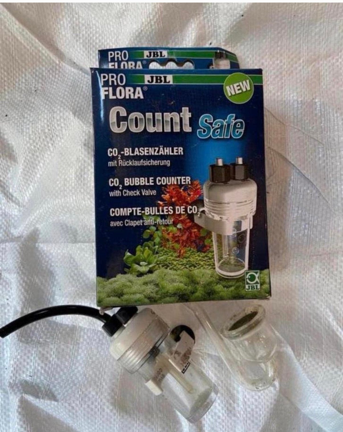 Aquarium co2 bellenteller plus diffusor van JBL, Ophalen of Verzenden, Zo goed als nieuw