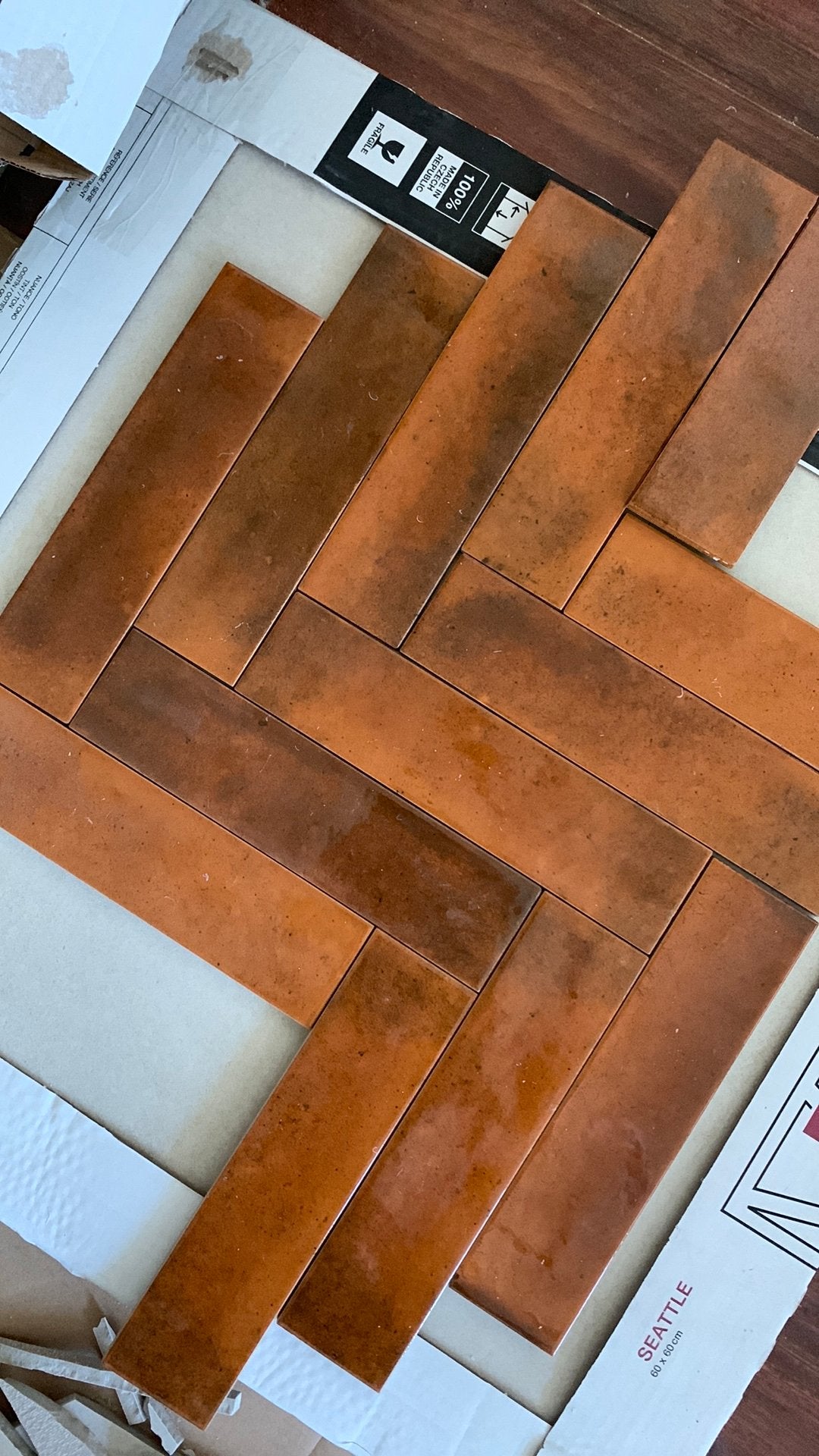 Cifre wandtegels - Jazba Caramel - 5 m2, Ophalen, Nieuw, Minder dan 20 cm, 20 tot 40 cm