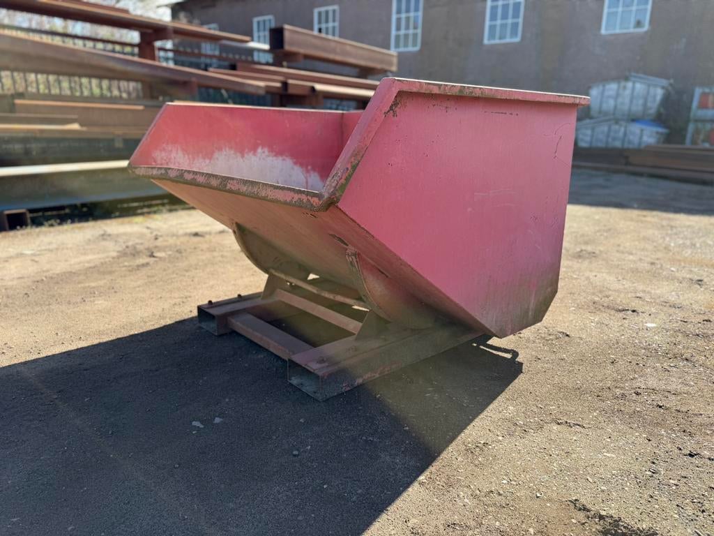 Indapp TKB 1200 kipbak / kiepbak heftruck 1,2 m3, Ophalen