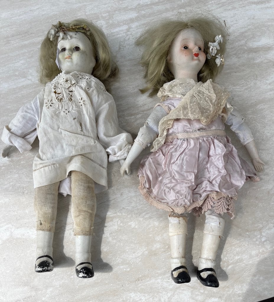 Brocante poppen, Ophalen of Verzenden