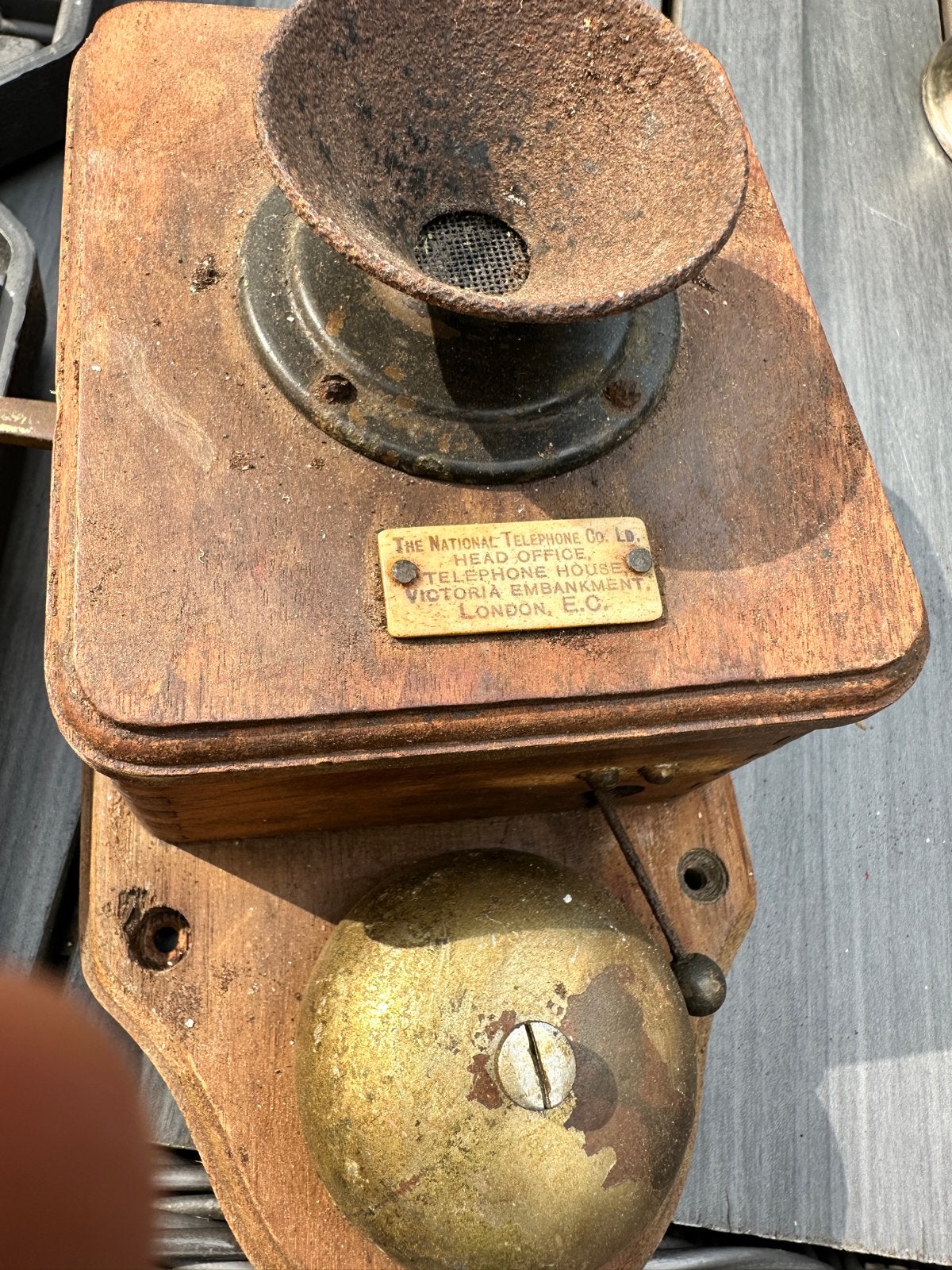 Zeldzame Antieke Telefoon - Voor 1920, Antiek en Kunst, Ophalen of Verzenden