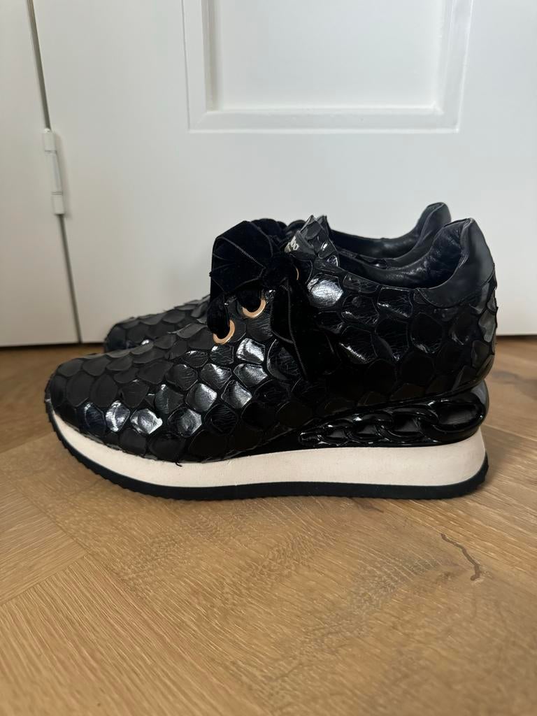 Noa Harmon platform sneakers maat 39 - Zo goed als nieuw, Zwart, Ophalen of Verzenden, Sneakers of Gympen, Zo goed als nieuw