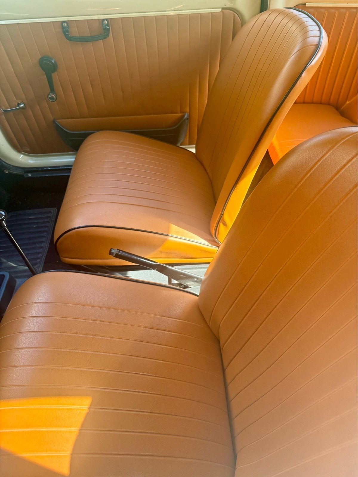 Fiat 500 oldtimer Crème, foto 7