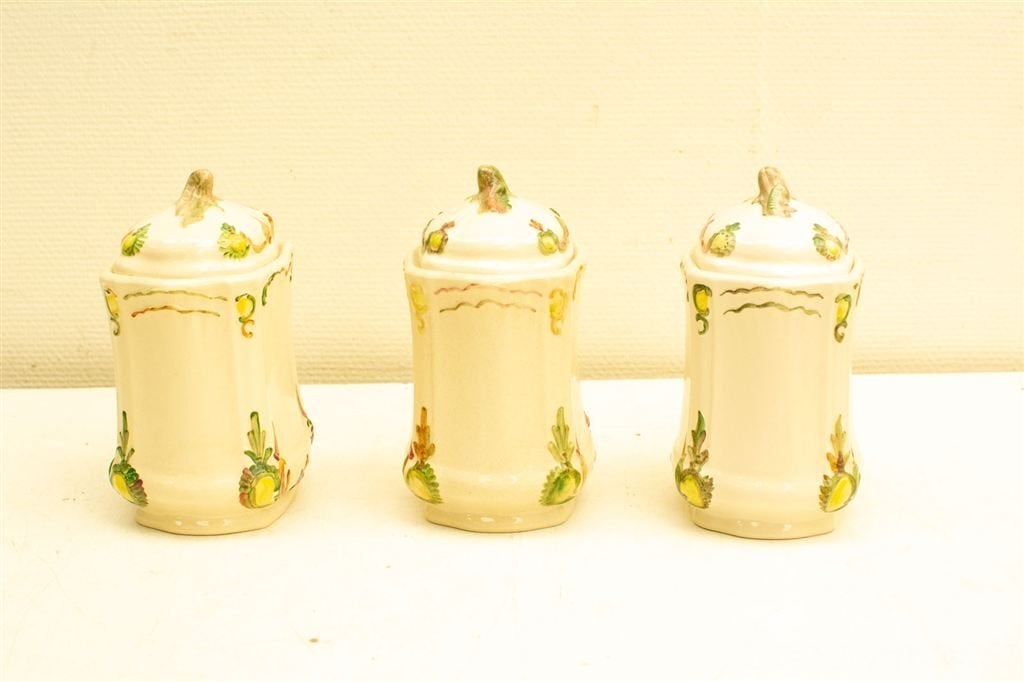 3 voorraadpotten 31635, Gebruikt, Ophalen of Verzenden, Bord(en), Wedgwood