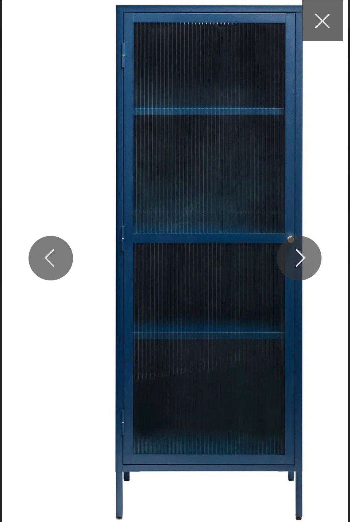 Kast met glazen kastdeur incompleet, Zo goed als nieuw, X, Minder dan 100 cm, 25 tot 50 cm