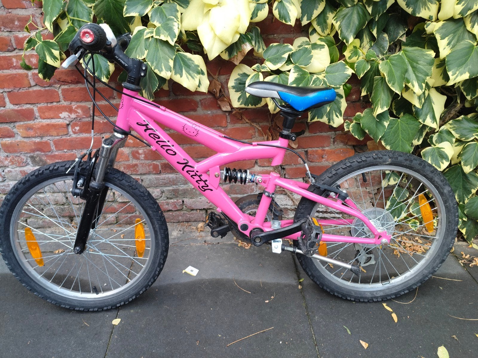 kinder roze mountainbike Hello Kitty Pink 20" fiets, Ophalen, Gebruikt, Staal, 20 tot 24 inch