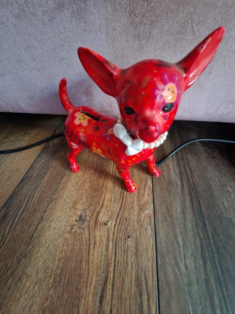 Pomme Pidou Chihuahua, Verzamelen, Spaarpotten, Ophalen of Verzenden, Nieuw, Steen, Aardewerk of Keramiek, Dier
