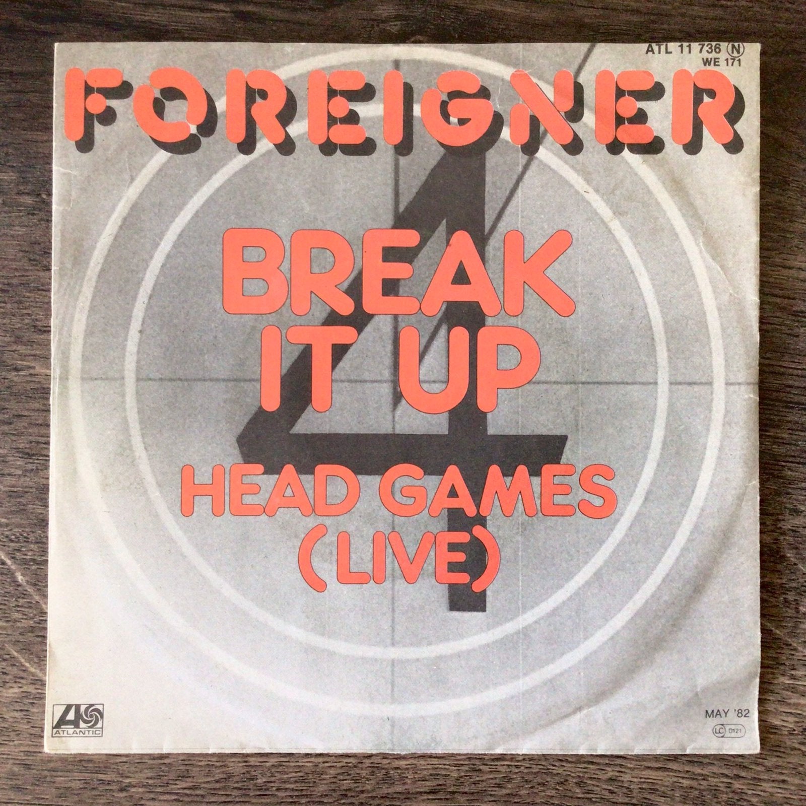 Foreigner - Break it up, Ophalen of Verzenden, Zo goed als nieuw, Pop