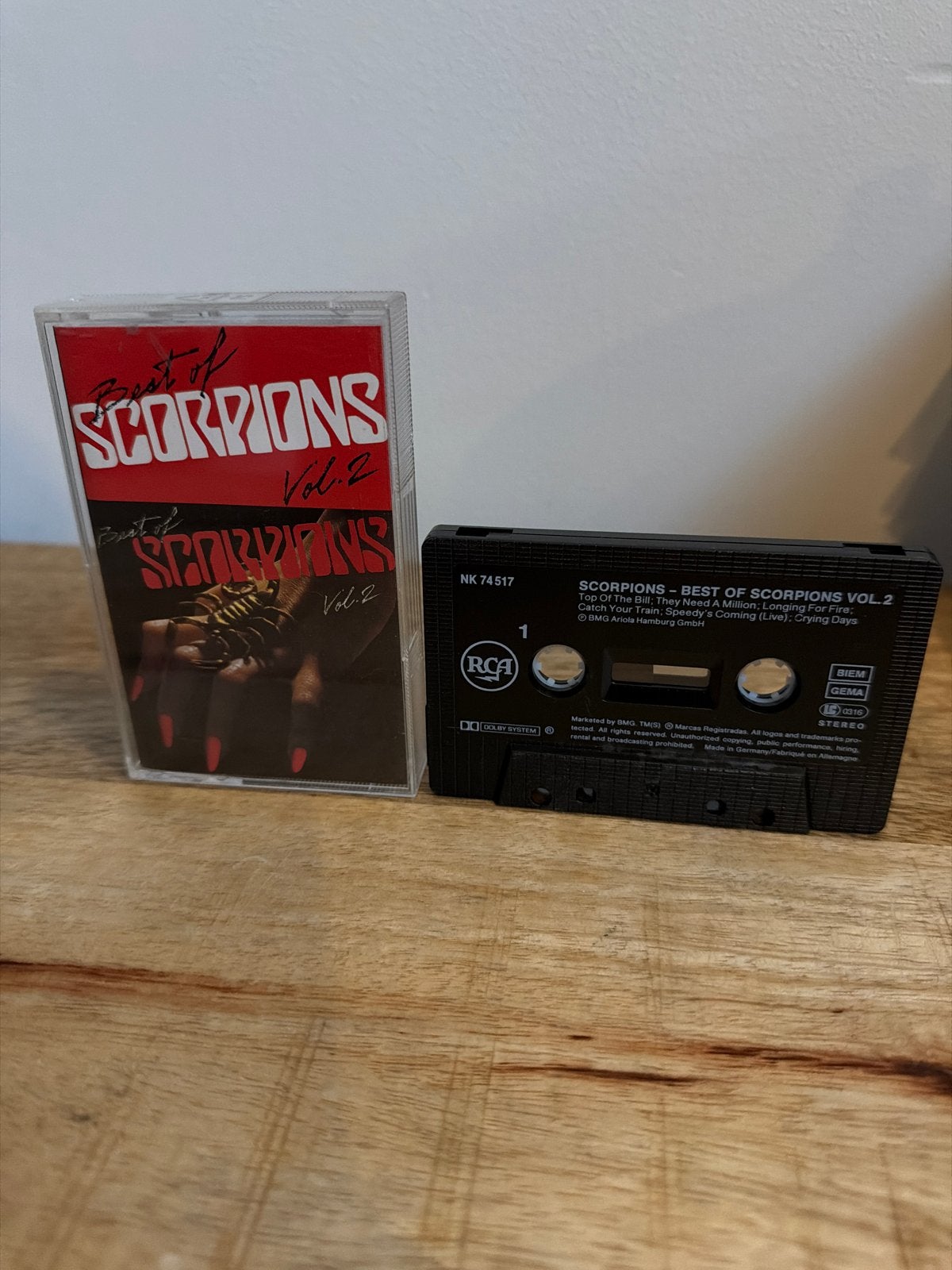 Scorpions - Best of Scorpions Vol. 2 Cassette (RCA), Gebruikt, 1 bandje, Ophalen of Verzenden, Origineel