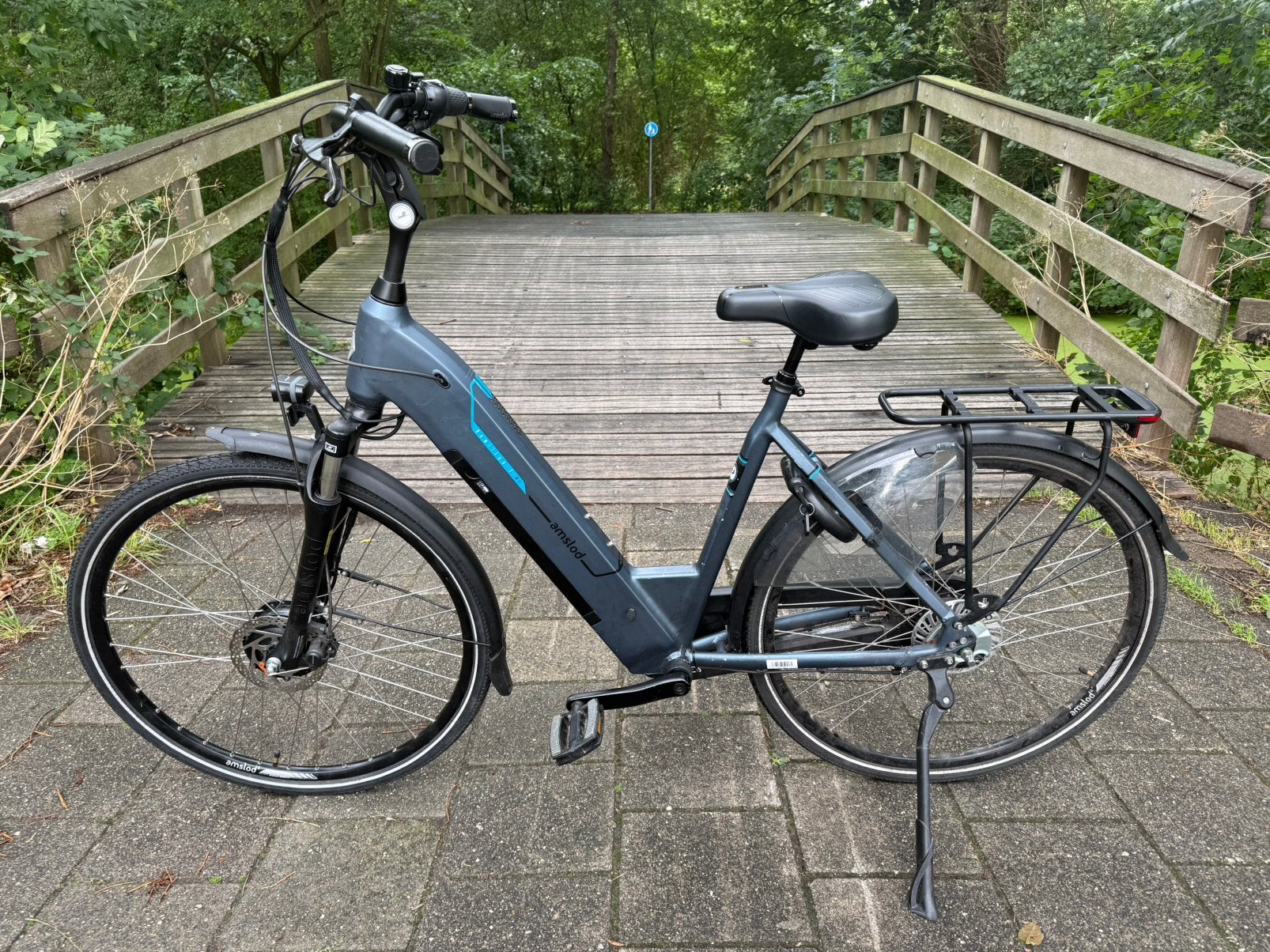 Amslod Hamilton F-MV e-bike, Zo goed als nieuw, 51 tot 55 cm, 50 km per accu of meer, Ophalen