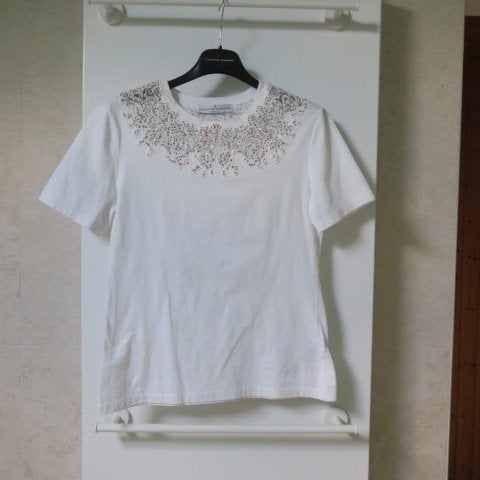 T-shirt wit strass Ermanno Scervino mt 40 (it44), Maat 38/40 (M), Wit, Nieuw, Ophalen of Verzenden