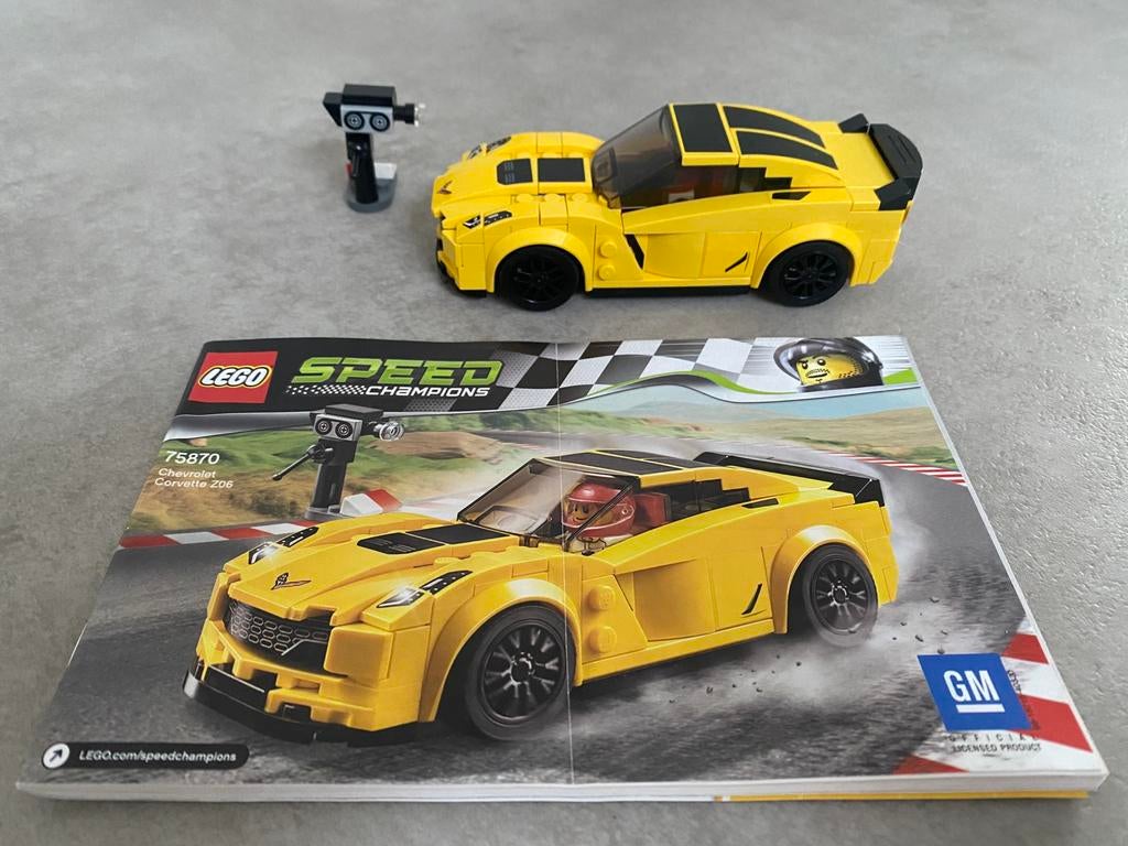 LEGO Chevrolet Corvette Z06 - 75870, Lego, Complete set, Speed Champions, Ophalen of Verzenden