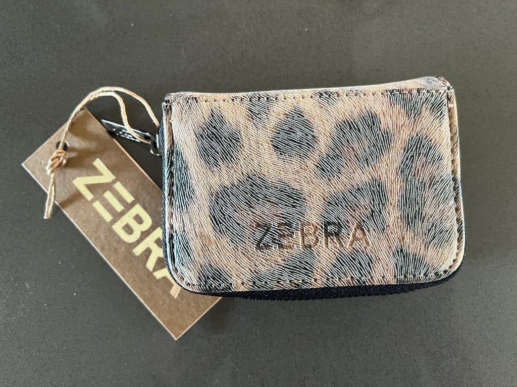 Portemonnee in panterprint - ZEBRA, Ophalen of Verzenden, Nieuw, Overige kleuren, Overige merken
