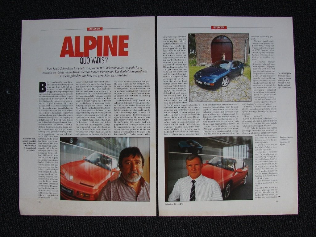 Artikel Alpine, Ophalen of Verzenden, Zo goed als nieuw, Overige merken