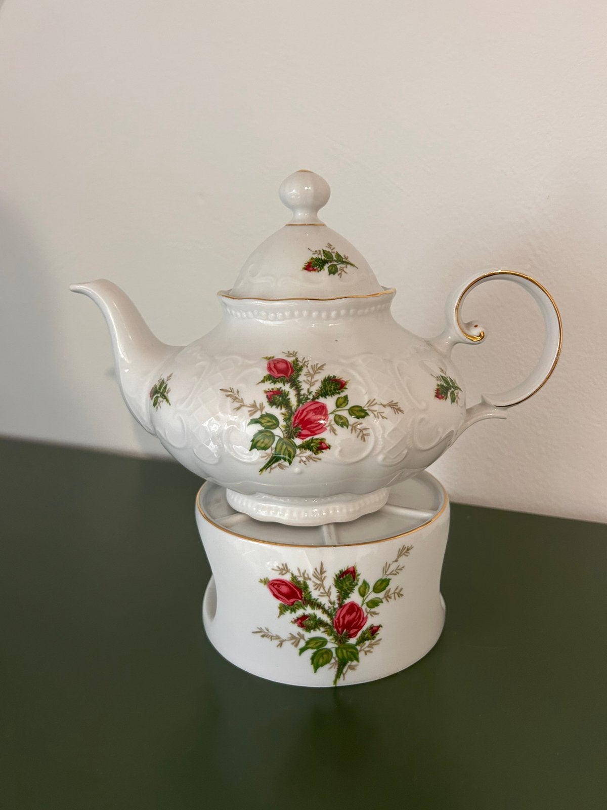 Prachtige Vintage Seltmann Weiden Theepot met Theelicht, Ophalen of Verzenden