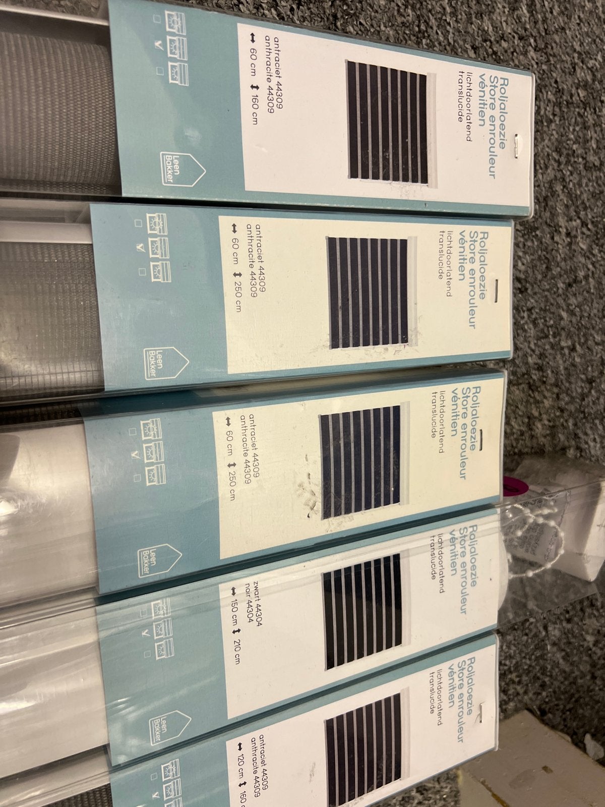 Leen Bakker Rolgordijnen - Diverse maten en kleuren, Huis en Inrichting, Nieuw, Ophalen of Verzenden, Lichtdoorlatend, Rolgordijn