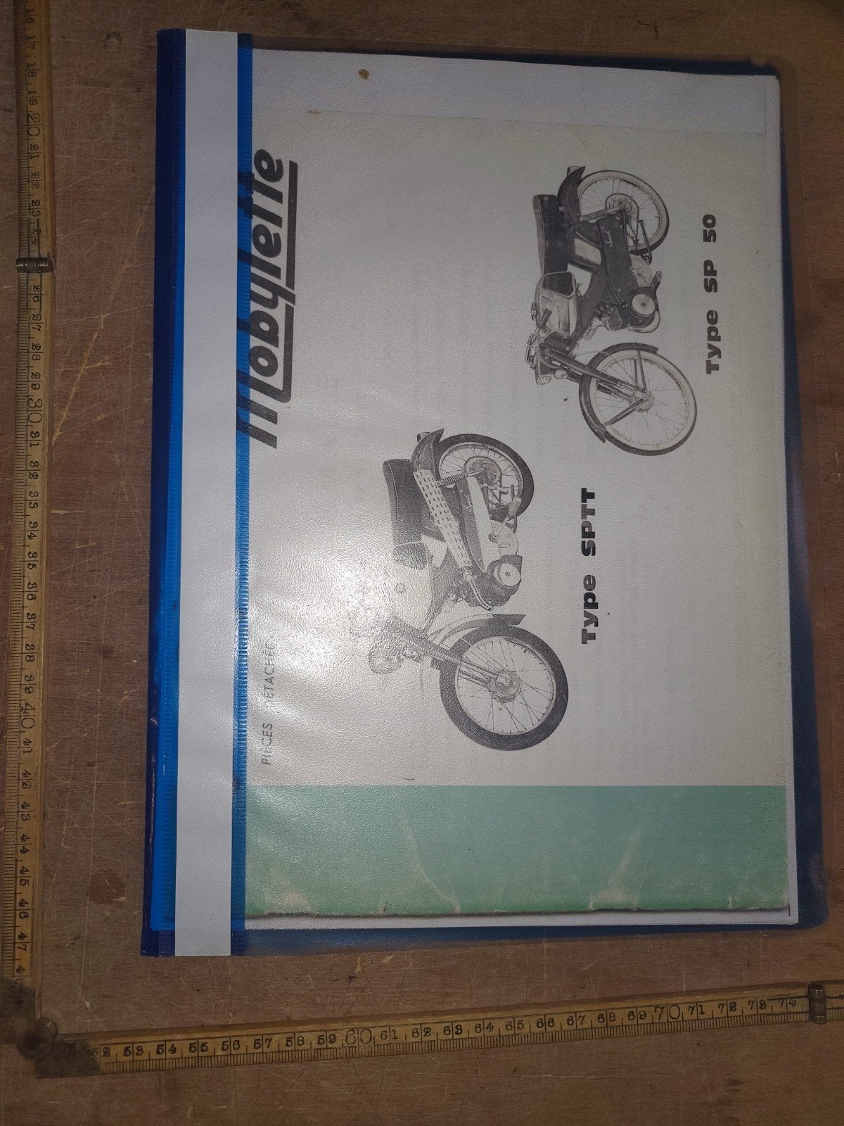 kopie onderdelen catalogus Mobylette SPTT en SP50, Ophalen of Verzenden, Gebruikt