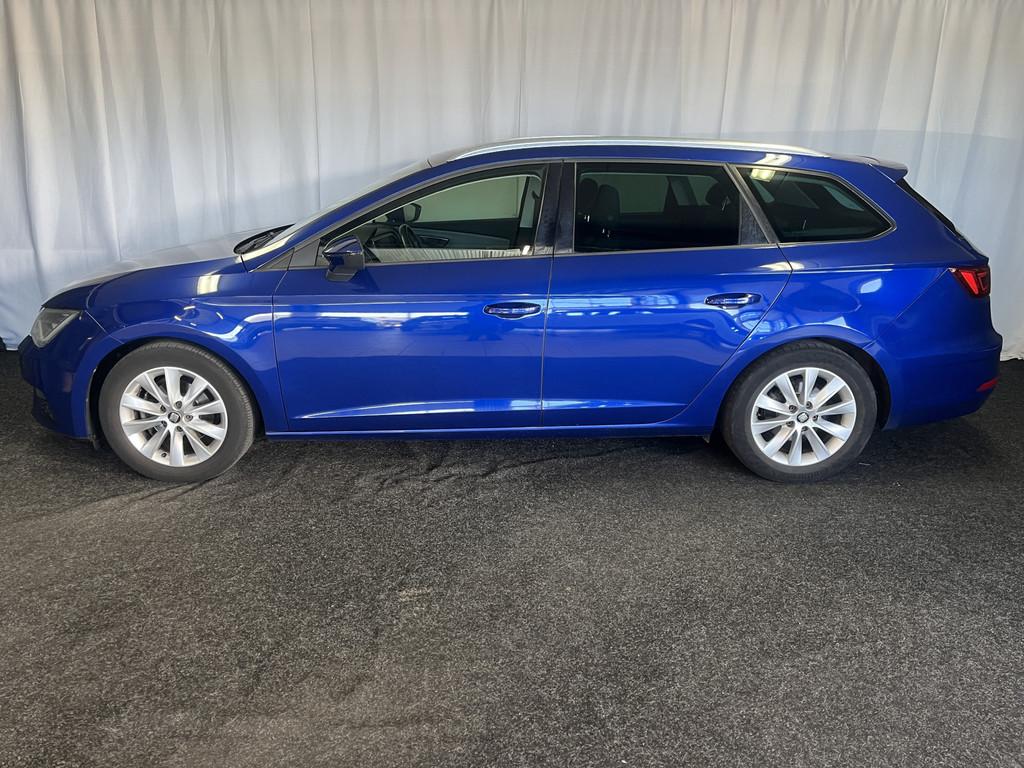SEAT Leon ST 1.0 EcoTSI Style Business Intense ECC/STOELVERW, Stof, Gebruikt, Automatische klimaatregeling, Met garantie (alle)