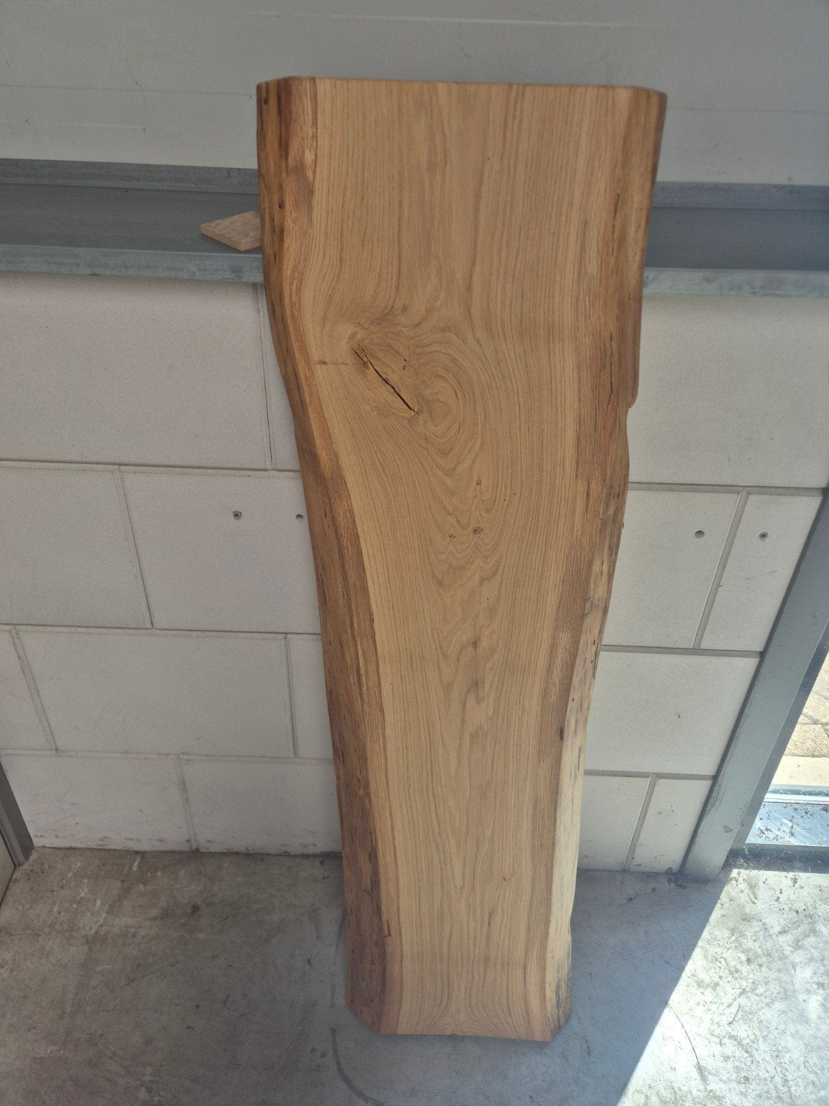 Eiken plank met natuurlijke rand - robuust en uniek, Doe-het-zelf en Verbouw, Hout en Planken, Ophalen, Eiken, Nieuw, Plank