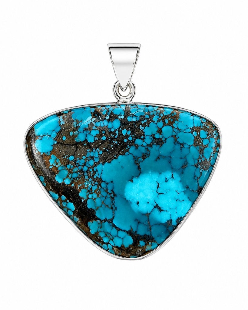 Turquoise Hanger Polaris - Echt Zilver, Info@sacredstones.nl, Nieuw, Met edelsteen, Haarlemmerstraatweg 31