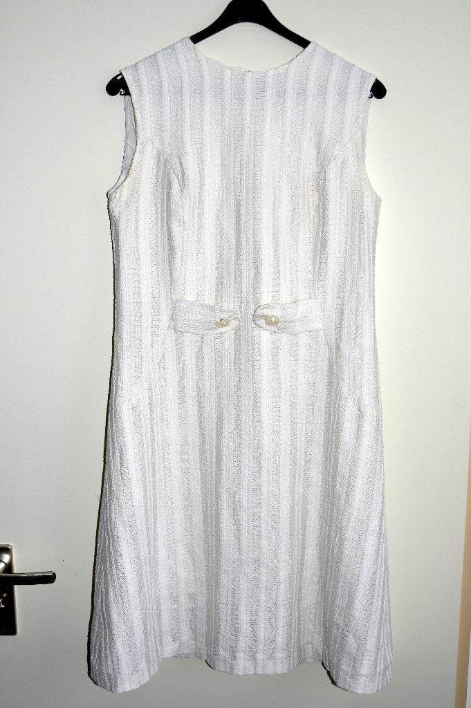 Originele retro Hanro jurk 50s 60s maat 38 / 40 vintage, Verzenden, Gedragen, Maat 38/40 (M), Onder de knie