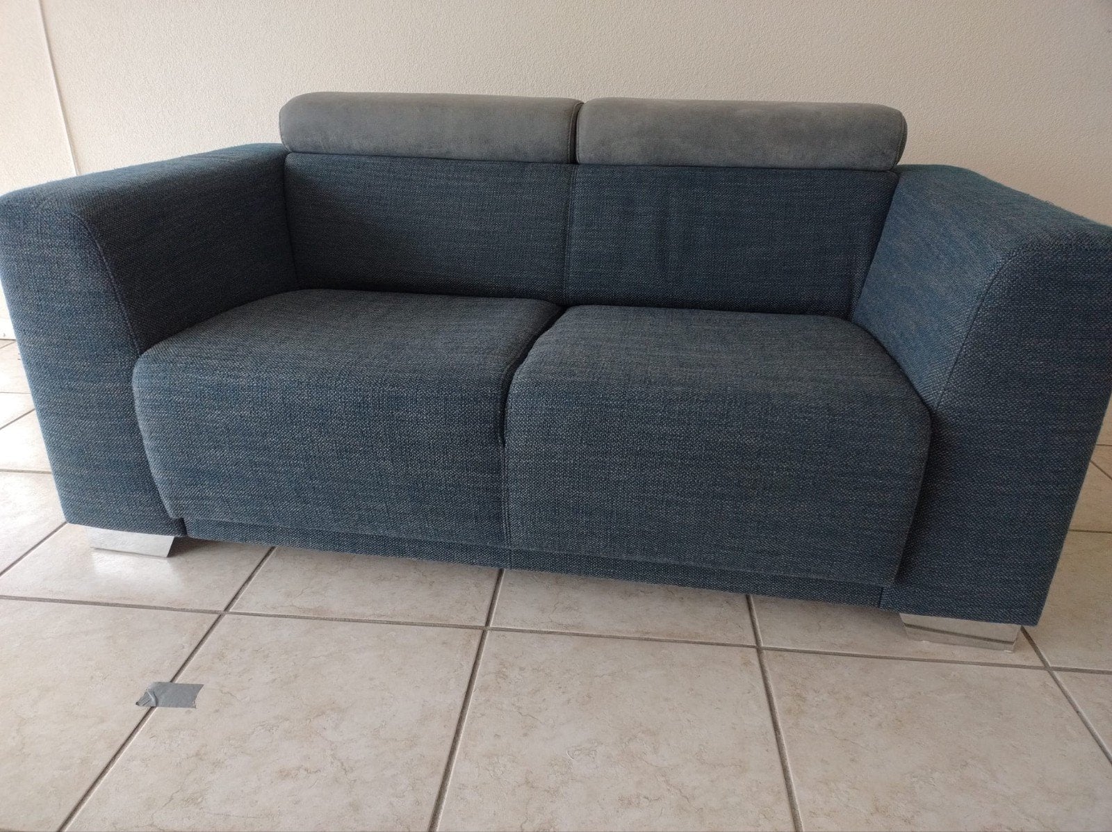 Montel bank met 2 verstelbare hoofdsteunen, Ophalen, Gebruikt, 150 tot 200 cm, Tweepersoons