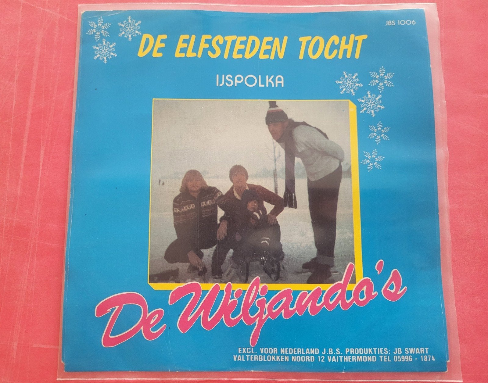 De Wiljando's - De Elfsteden tocht - Ijspolka, Ophalen, Zo goed als nieuw, Overige formaten, Levenslied of Smartlap