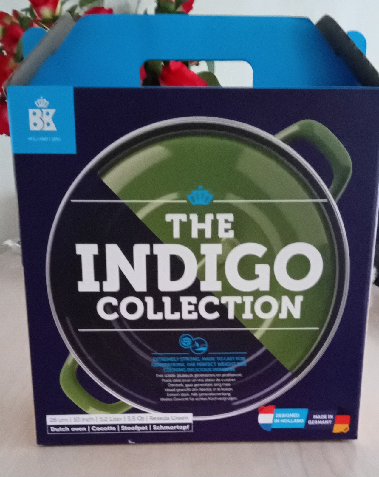 BK The Indigo Collection braadpan - Groen/Blauw, Ophalen, Braadpan, BK, Nieuw