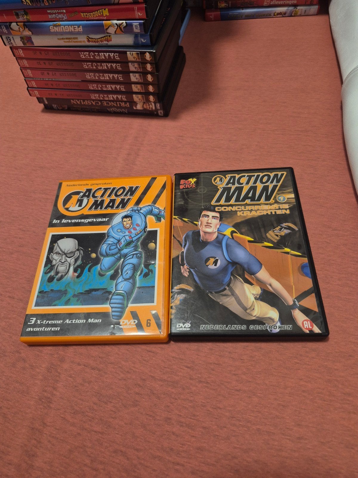 Action Man DVD's: In Levensgevaar & Concurrentie Krachten, Avontuur, Gebruikt, Alle leeftijden, Film