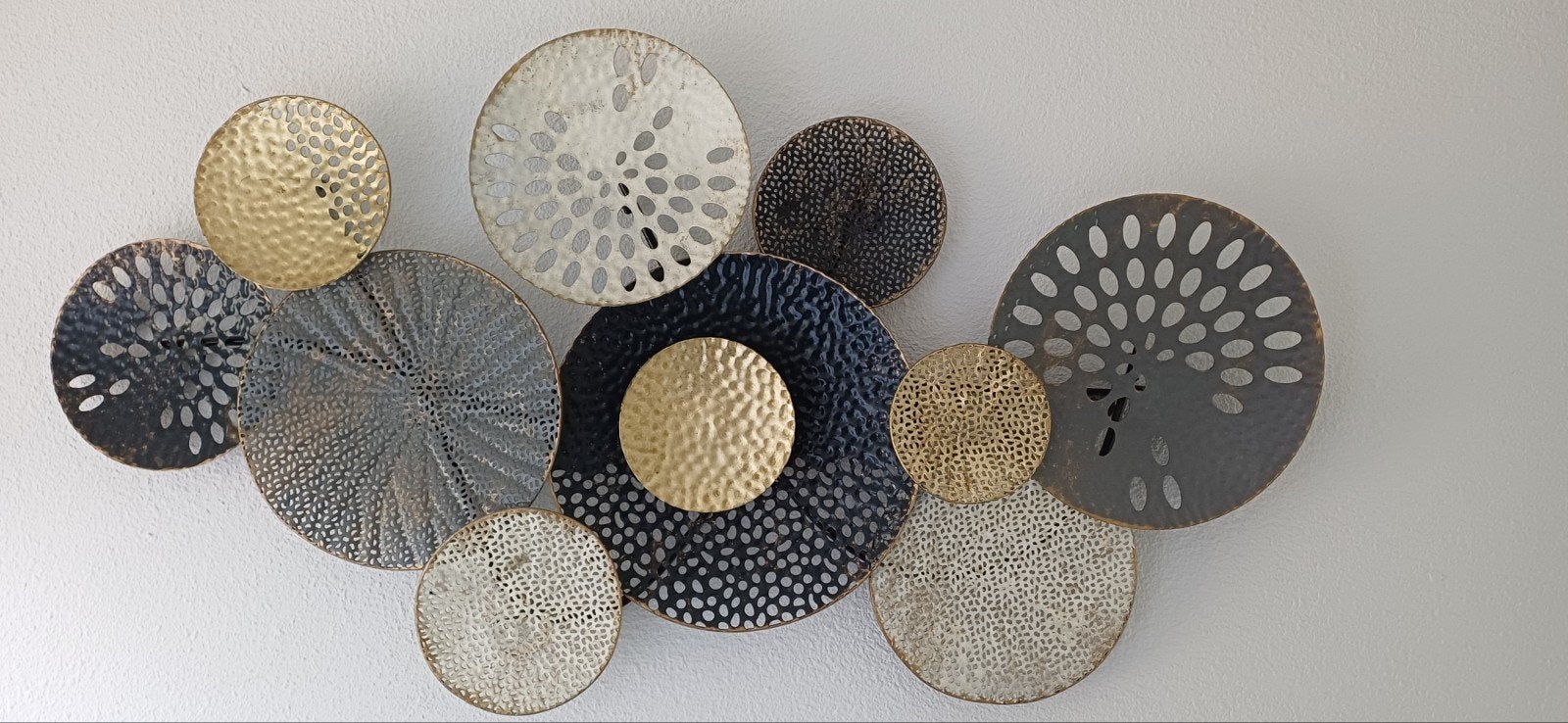Wand decoratie metaal. Ophalen in Puiflijk of Mill, Ophalen, Metaal, Goud, Zo goed als nieuw