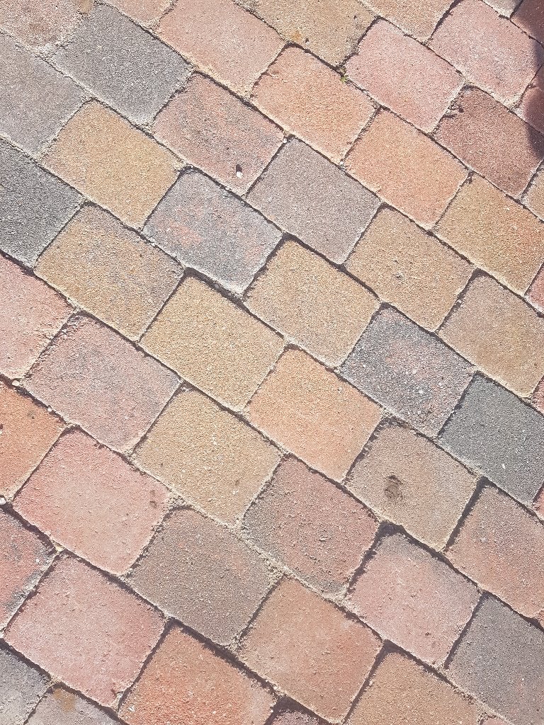 Tuin Bestrating Trommelstenen Rood Genuanceerd, Ophalen, Gebruikt, Klinkers, 10 m² of meer