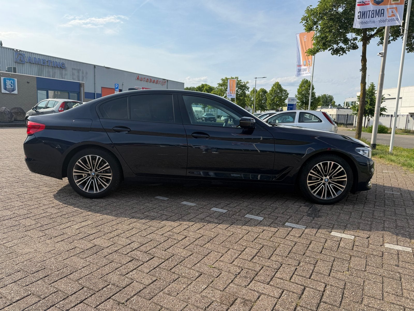 BMW 5-Serie 525d 231pk Aut. 2019 Blauw, Auto's, BMW, Automaat, Achterwielaandrijving, 1995 cc, 4 cilinders
