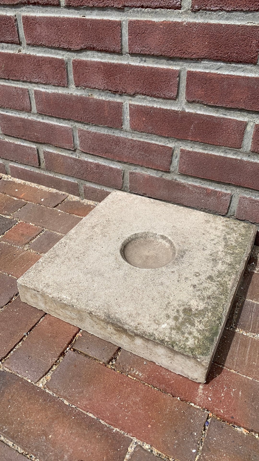 Knikkertegel, Ophalen, Zo goed als nieuw
