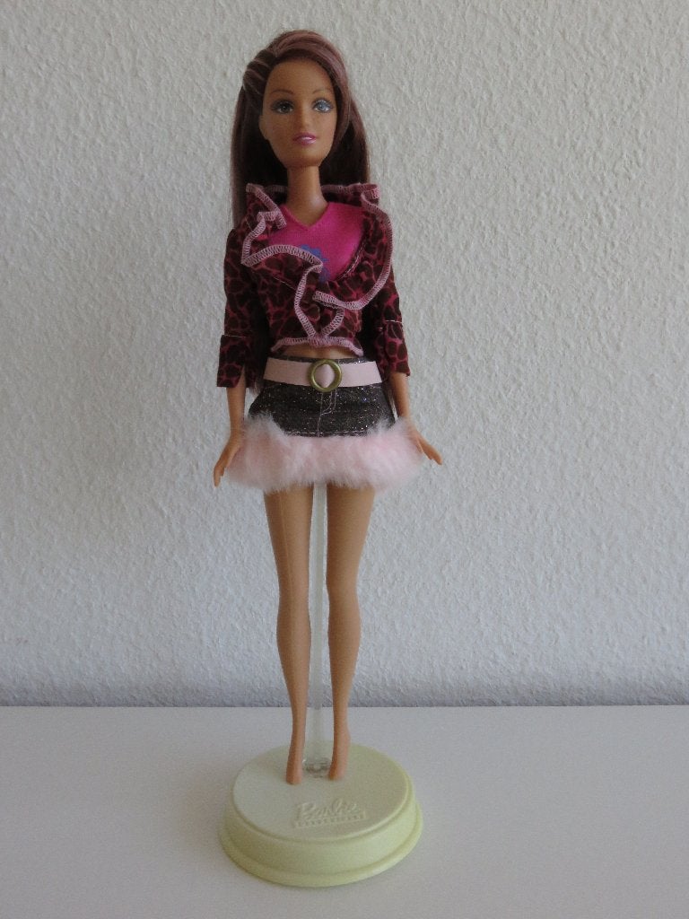 Barbie pop Fashion Fever Animal Print Drew 2005, Ophalen of Verzenden, Zo goed als nieuw, Pop