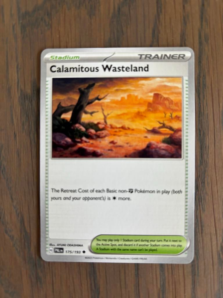 Pokémon TCG: Calamitous Wasteland Trainer Kaart, Ophalen of Verzenden, Zo goed als nieuw, Losse kaart