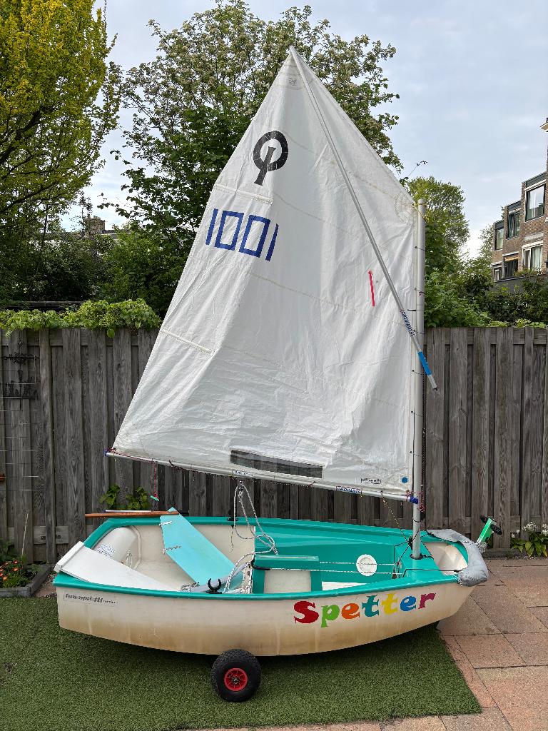Optimist - ideaal voor beginner, Gebruikt, Minder dan 15 m², Overige typen, Ophalen