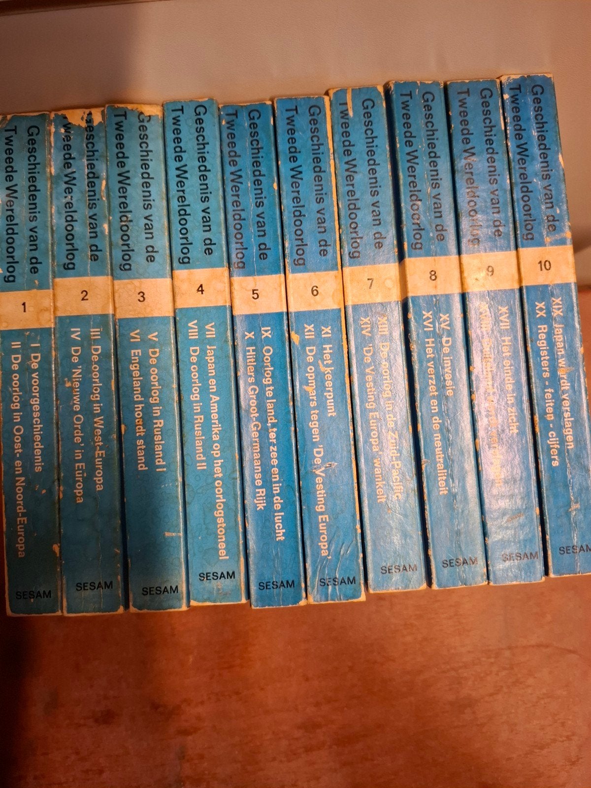 Geschiedenis van de Tweede Wereldoorlog.10 delig uit 1964, Ophalen of Verzenden, Algemeen, Mr. G.B.J. Hiltermann, Tweede Wereldoorlog
