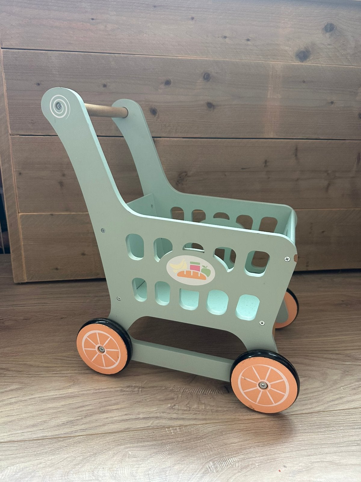 Speelgoed houten winkelwagen, Kinderen en Baby's, Ophalen, Zo goed als nieuw