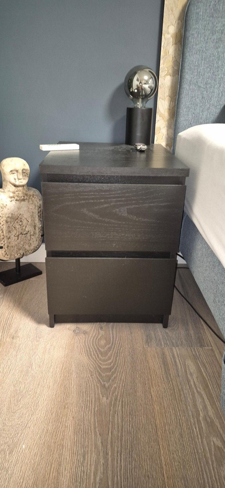 Ikea Malm Nachtkastjes en Dressoir - Zwartbruin, Ophalen, Gebruikt, 65 cm of meer, 70 cm of meer