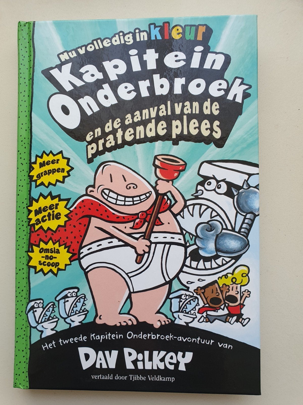 Kapitein Onderbroek en de aanval van de pratende plees, Ophalen of Verzenden, Nieuw, Dav Pilkey, Fictie