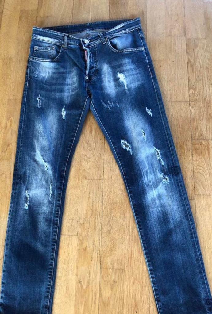 DSQUARED jeans maat 44(it) 38 ned.maat, Ophalen of Verzenden, Zo goed als nieuw, Blauw, W30 - W32 (confectie 38/40)