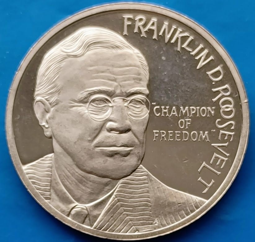 2 1/2 Ecu 1994 - Franklin Roosevelt, Ophalen of Verzenden, Overige materialen, Nederland